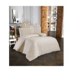 Finezza 904 200x220 cm 6 Parça Jardin Bambu Jakar Kumaş Krem Çift Kişilik Nevresim Takımı