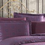 Finezza Jardin Bambu Jakar Kumaş Bordo ikili Oksford 60x80cm Yastık Kılıfı -1352