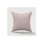 Finezza Melisa Damask Baskılı Duck Kumaş Pembe Kırlent 45X45 Cm 747