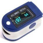 Finger Pulse Parmak Tipi Oksimetre Nabız Oksijen Ölçer Nabız Ölçer
