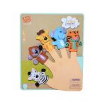 Finger Puppet Orman Hayvanları Parmak Kukla Seti 5 Hayvanlı Oyuncak Parmak Kukla
