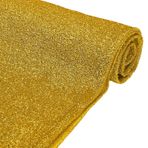 FINGERINSPIRE 1 m Işıldayan Lametta Lurex Kumaş 1,5 m Genişliğinde Parlak Polyester Kumaş, Metrelik Satış, Altın Çubuk, Metalik Parıltılı Kumaş, El İşi, Dikiş, Masa Örtüsü, Parti Dekorasyonu Projeleri