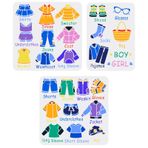 FINGERINSPIRE 3 adet kıyafet deseni şablonu, kostüm, çizim şablonu, etek, gömlek, ayakkabı, desen, boyama şablonları, ev dekorasyonu, elbise dolabı için