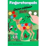 Fingerstempelbuch ab 2: Unser schöner Wald, niedliche Tiermotive, Malen und Basteln für Mädchen und Jungen