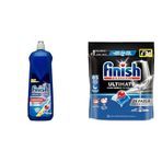 Finish Bulaşık Makinesi Parlatıcı & Kurutucu Limonlu (1 x 800 ml) ve Finish Ultimate 85 Kapsül Bulaşık Makinesi Deterjanı Tableti (1 x 85 Kapsül)