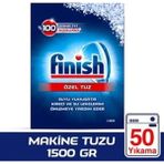 Finish Bulaşık Makinesi Tuzu 1,5 kg Kireç Önleyici Su Yumuşatıcı Etkili Formül Uzun Ömürlü