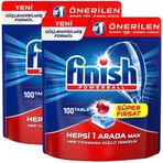 Finish Hepsi Bir Arada 2x100'li Bulaşık Makinesi Deterjanı