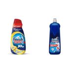 Finish Hepsi Bir Arada Jel Bulaşık Makinesi Deterjanı 1000 ml Limonlu ve Finish Bulaşık Makinesi Parlatıcı & Kurutucu (1 x 800 ml)