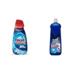 Finish Hepsi Bir Arada Jel Bulaşık Makinesi Deterjanı 1000 ml ve Finish Bulaşık Makinesi Parlatıcı & Kurutucu (1 x 800 ml)