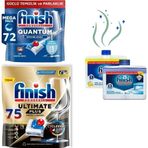 Finish Mega Avantaj Paket Bulaşık Makinesi Temizleyici (2 Adet) - Ultimate Plus 75 - Quantum 72 Tablet