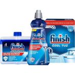 Finish Parlatıcı 400 ml Makine Temizleyici Sıvı 250 ml Tuz 550 gr Temizlik ve Bakım Seti