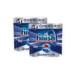 Finish Quantum 2x100 Yıkama Çoklu Paket Bulaşık Makinesi Tableti