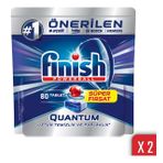 Finish Quantum 2x80 Yıkama Çoklu Paket Bulaşık Makinesi Tableti