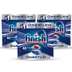Finish Quantum 3x60 Yıkama Çoklu Paket Bulaşık Makinesi Tableti