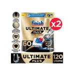 Finish Ultimate Plus Hepsi Bir Arada 2x60 Bulaşık Makinesi Deterjanı Tableti