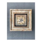 FİNS STONE DECOR Çerçeveli Taş Duvar Dekoru Tablo 20 x 20 cm İslami Hat Sanatı Hediyelik FCDD1-40-345