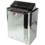 Fintech Combi Model 4.5+2 kW 3-6 m³ 13.1 kg Taş Kapasitesi Dıştan Panolu Sauna Sobası