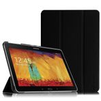 Fintie Samsung Galaxy Note 10.1 2014 Edition ile Uyumlu SlimShell Kılıf - Otomatik Uyku/Uyanma Özellikli Süper İnce Hafif Stand Kılıfı, Siyah