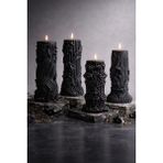 Fiocentra Ethereal Pillars Collection Karanfil Kokulu 4'lü Dekoratif Set Mum & Kandil - Siyah