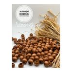 Fiolimore 14 mm Taba Kahve Ahşap Boncuk (50 Gr 47 Adet)Geniş Delik Çapı 6 mm Makrome Çanta Bileklik Takı