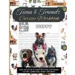 Fiona and Friends Cursive Workbook Farm Editon: Cursiive for begginers workbook about farms, farm animals, puppies and More | 8.5x11 inches, 110 pages ... practice book to learn writing in cursive