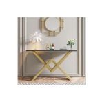Fiona Gold Metal Siyah Dresuar