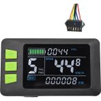 Fiona P3C LCD Ekran Gösterge Paneli Metre Renkli Ekran 24 V-60 V Elektrikli Bisiklet Ölçer Elektrikli Scooter Için (Sm Fiş 6pın) (Yurt Dışından)