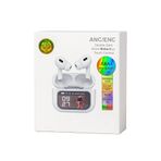 FİOPLUS Anc Akıllı Ekranlı Bluetooth Kulaklık Anc/enc H2 Chip Type-C Şarj Dokunmatik Kontrol