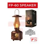 FİOPLUS Fioplus Nostaljik Retro Gaz Lambası Taşınabilir Bluetooth Hoparlör Usb Fm Radyo Aux Girişi fp-60