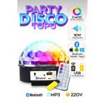 FİOPLUS folPVOrsS6 Fioplus Led Magıc Cristal Sihirli Küre Bluetooth'lu Kumandalı Usb Girişli Parti Ve Disko Topu