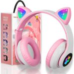 FİOPLUS Stn-28 Pembe Kulak Üstü Kablosuz Bluetooth Kulaklık