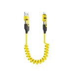 FİOPLUS uNdYlgRjqD 4'ü 1 Arada Çok Fonksiyonlu Usb Şarj Kablosu Hızlı Şarj Spiral Tasarım Lightning/type-C Uyumlu Araç Için Uyumlu