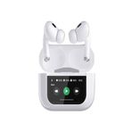 Fioplus V20 Pro Earphone 2.Nesil Aplikasyonlu Anc/Enc Dokunmatik Ekranlı Bluetooth Kulaklık