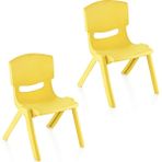 Fiore 2'li Set Küçük Şirin Çocuk Sandalyesi Sarı - Beyaz - Sarı