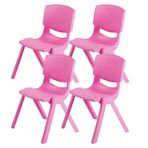 Fiore 4'lü Set Büyük Şirin Çocuk Sandalyesi Pembe