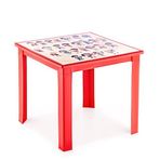 Fiore 50X50 H:40 Çocuk Masası KIRMIZI-ALFABE