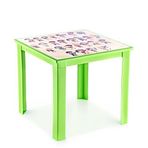 Fiore 50X50 H:40 Çocuk Masası YEŞİL-ALFABE