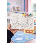 Fiore Hediyelik Çiçek Temalı Çocuk Boyama Seti 3D Figür + Boyama Kağıdı Hediyeli – Eğitici Aktivite Oyuncağı