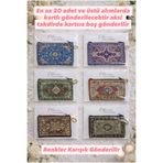 FİORE HEDİYELİK Kına Hediyelik Etnik Desen Kumaş Cüzdan Kına Hatırası Karışık Renk 10 Adet Kınada Dağıtmalık