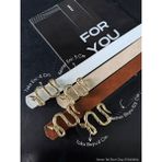 Fiori 3 cm Yılan Tokalı Kadın Kemeri, Suni Deri Malzeme ile Şık Tasarım ve Günlük Kullanım - Tek Ebat - Karışık