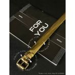 Fiori Kare Tokalı Kadın Kemeri Bel Kemeri, Elbise Kemeri ,etek Kemeri, Pantolon Kemer - Tek Ebat - Gold