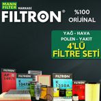 Fiorino-Doblo-Linea 1.3 Multijet E5 Filtron Filtre Bakım Seti 4Lü 553225150