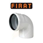 Fırat 125x90 mm Dirsek Pvc Pimaş Kapalı Dirsek