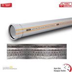 Fırat FIRAT0177 50x3000 mm 3.2 mm Pvc Pimaş Dublex Atık Su Borusu