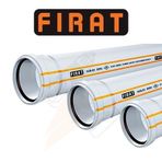 Fırat FIRAT0190 110x2000 mm 3.2 mm Pvc Pimaş Dublex Atık Su Borusu