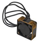 Fırçasız Motor ESC Fan Katı Yapı RC Araba Motoru Soğutma Fanı Hafif Isıya Dayanıklı RC Araba için (Altın)