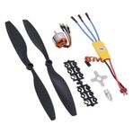 Fırçasız Motor Kiti 13T 1000KV 30A ESC ALISY Çelik Motor RC 550 RC Düzlemi Için Quadcopter, Gelişmiş Uçuş İçin Hafif Silin