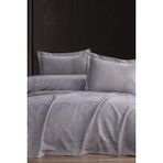 Firdevs 3 Parça Çift Kişilik Pike Takımı 240X260 Gri