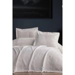 Firdevs 3 Parça Çift Kişilik Pike Takımı 240X260 Krem