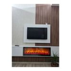 FİRE DESİGN Dekoratif Elektrikli Şömine Uzaktan Kumandalı 125x35